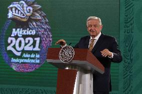 Lopez Obrador Holds Weekly Press Conference - Mexico