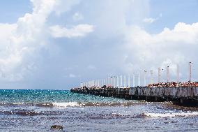 Hurricane Grace Heads Toward Caribbean Coast - Mexico