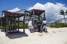 Hurricane Grace Heads Toward Caribbean Coast - Mexico