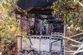 Southern France wildfire aftermath