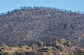 Southern France wildfire aftermath
