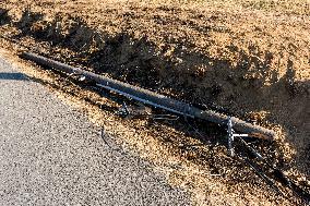 Southern France wildfire aftermath