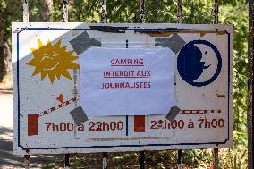 Southern France wildfire aftermath