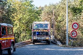Southern France wildfire aftermath