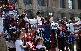 Demonstration in solidarity of the Afghan people in Rome