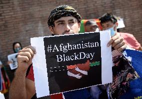 Demonstration in solidarity of the Afghan people in Rome