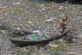 Highly Polluted River - Bangladesh