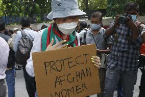 Protest Against Oppressive Taliban Rules In Afghanistan
