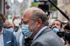 Eric Dupond-Moretti Visits The Judicial Court - Marseille