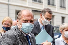 Eric Dupond-Moretti Visits The Judicial Court - Marseille