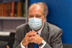 Eric Dupond-Moretti Visits The Judicial Court - Marseille