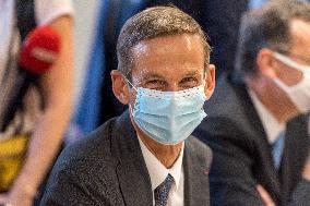 Eric Dupond-Moretti Visits The Judicial Court - Marseille