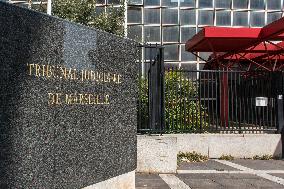 Eric Dupond-Moretti Visits The Judicial Court - Marseille
