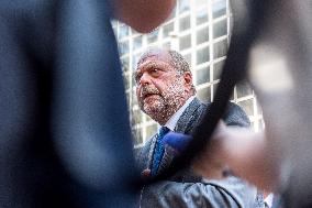 Eric Dupond-Moretti Visits The Judicial Court - Marseille