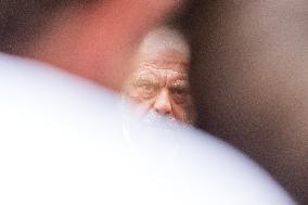 Eric Dupond-Moretti Visits The Judicial Court - Marseille