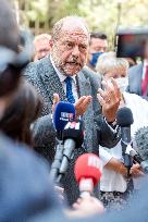 Eric Dupond-Moretti Visits The Judicial Court - Marseille