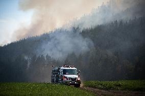 White Rock Lake Wildfire Aftermath - Canada