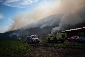 White Rock Lake Wildfire Aftermath - Canada