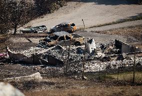 White Rock Lake Wildfire Aftermath - Canada