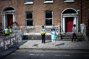 Emmanuel Macron meets the Irish Prime Minister - Dublin