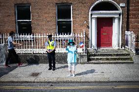 Emmanuel Macron meets the Irish Prime Minister - Dublin