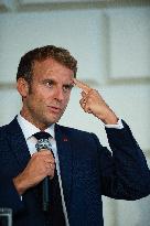 Emmanuel Macron visits Trinity College - Dublin