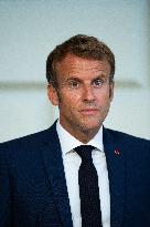 Emmanuel Macron visits Trinity College - Dublin