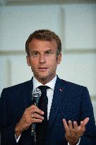 Emmanuel Macron visits Trinity College - Dublin