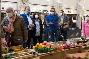 Anne Hidalgo walks throught the streets during the summer annual PS congress- Blois