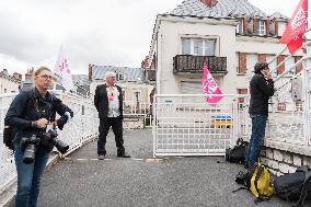 Anne Hidalgo walks throught the streets during the summer annual PS congress- Blois