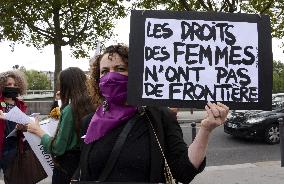 Rally in support of Afghan women - Paris