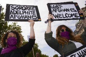 Rally in support of Afghan women - Paris