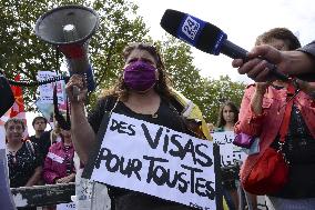 Rally in support of Afghan women - Paris