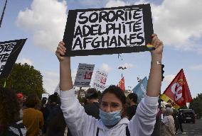 Rally in support of Afghan women - Paris