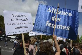 Rally in support of Afghan women - Paris