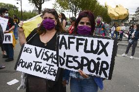 Rally in support of Afghan women - Paris