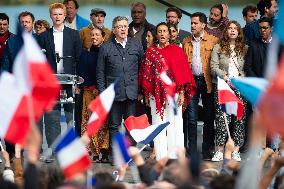 Jean-Luc Melenchon meeting - Chateauneuf-sur-Isere