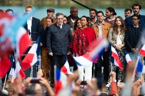 Jean-Luc Melenchon meeting - Chateauneuf-sur-Isere