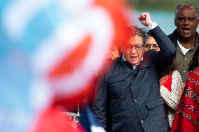Jean-Luc Melenchon meeting - Chateauneuf-sur-Isere