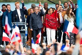 Jean-Luc Melenchon meeting - Chateauneuf-sur-Isere
