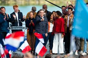 Jean-Luc Melenchon meeting - Chateauneuf-sur-Isere