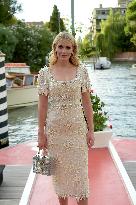 Emma Weymouth and Kitty Spencer leave their hotel - Venice