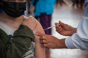 Children Vaccinate Against Covid-19 And Common Diseases - Colombia