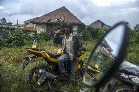 Agricultural working continue in abandoned Gamber village