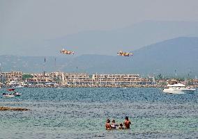 Wildfire In South Of France
