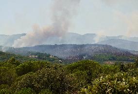 Wildfire In South Of France