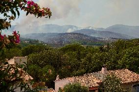 Wildfire In South Of France