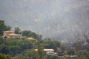 Wildfire In South Of France