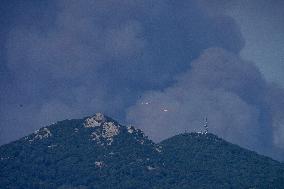 Wildfire Rages Near Saint-Tropez - South Of France