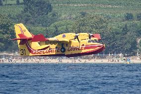 Wildfire Rages Near Saint-Tropez - South Of France